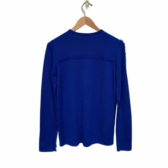 MSGM Fleece Wool Fringe Knit Sweater - Picture 9 of 10
